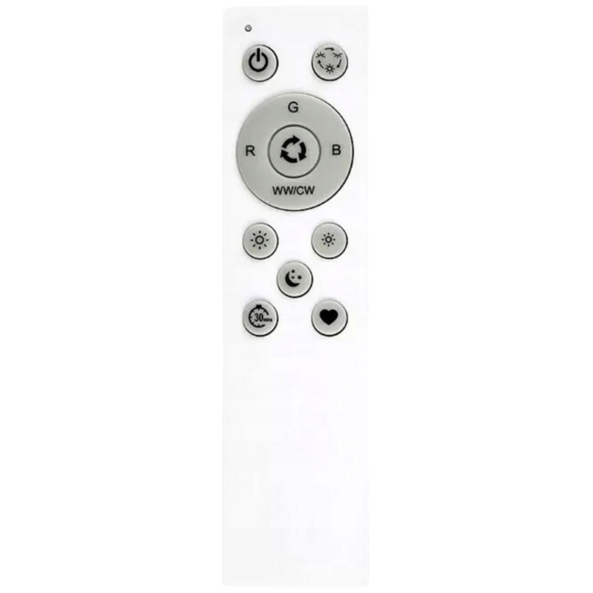 Panel LED Tworzywo Sztuczne 120x30x5cm CCT-RC-DIM 32,5 W 3 900 lm Czarny