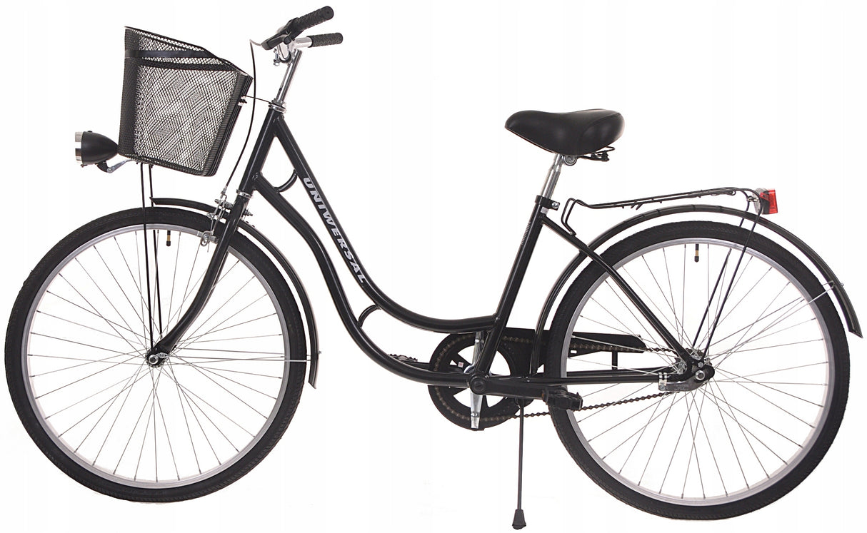 Rower Damski Męski Damka Miejski Retro + Kosz GRATIS WARIANTY Koło 26" Cali