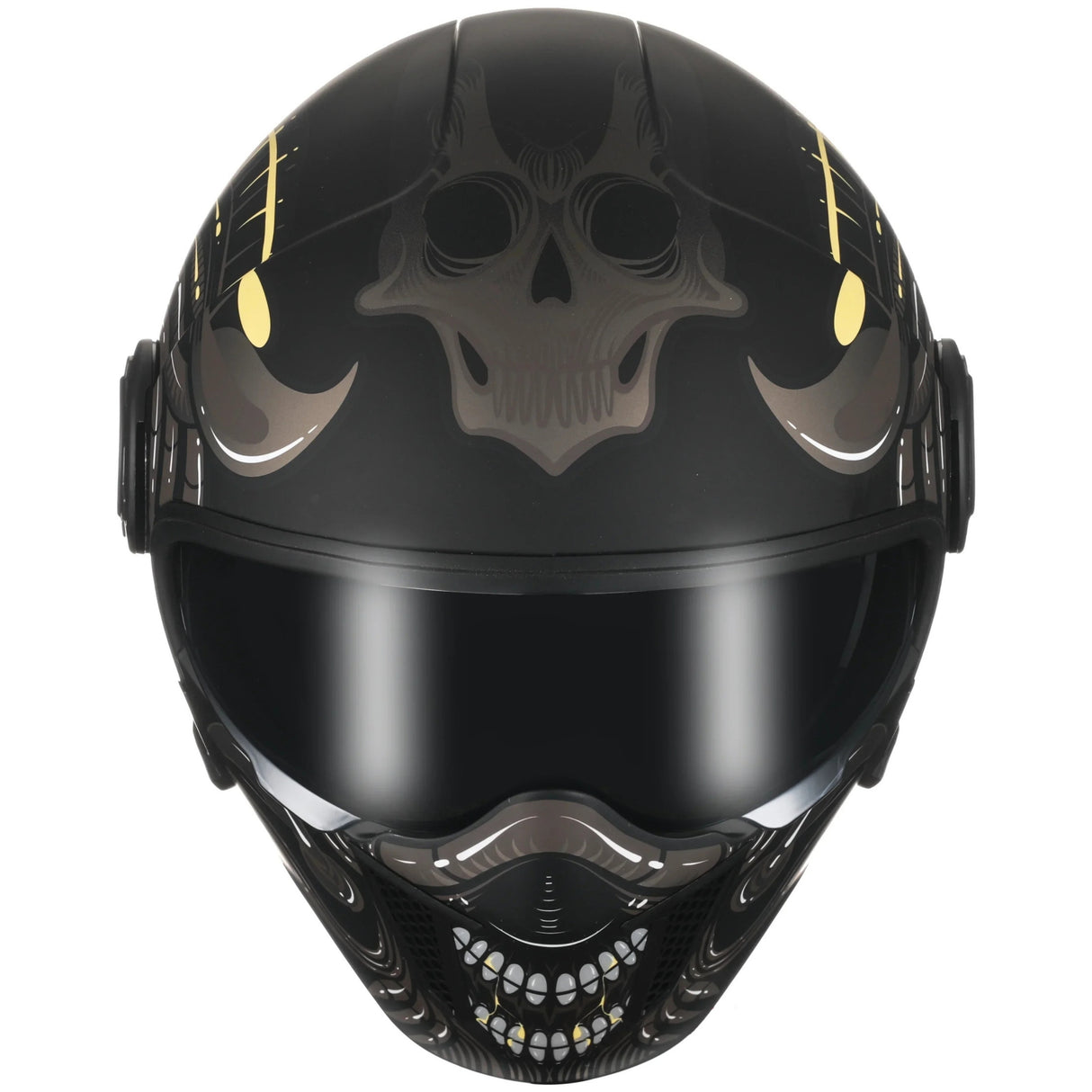 Kask Motocyklowy Szczękowy Wielokolorowy Pełna Twarz Modułowy Rozmiar M
