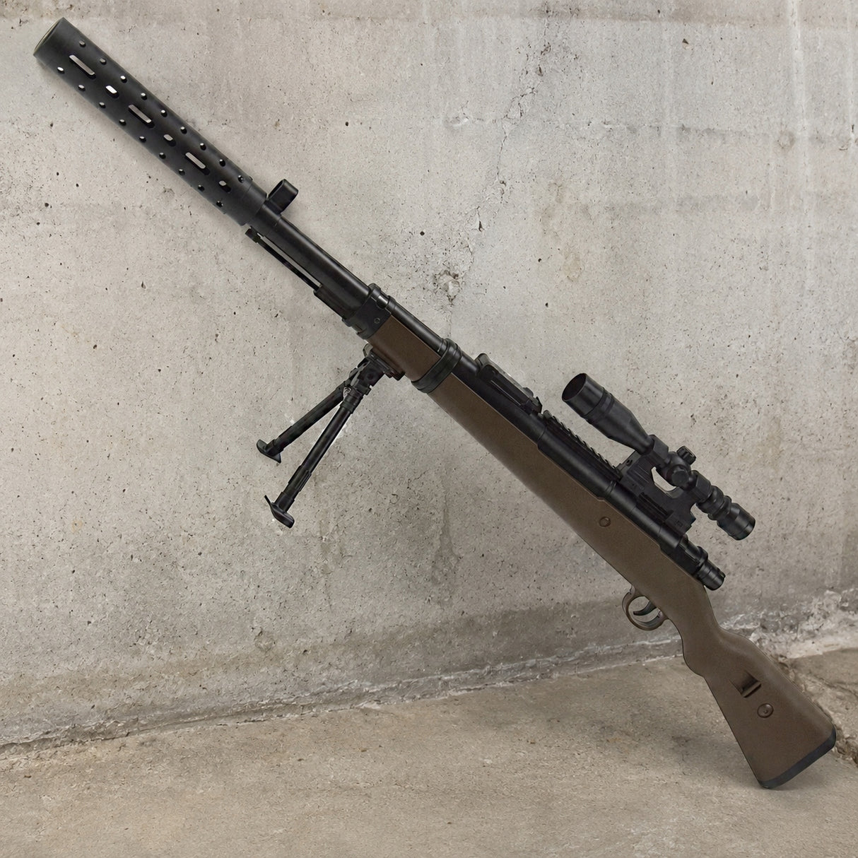 Karabin Snajperski z Lunetą na Kulki Laser Zestaw 800 Kulek Pistolet 101 cm