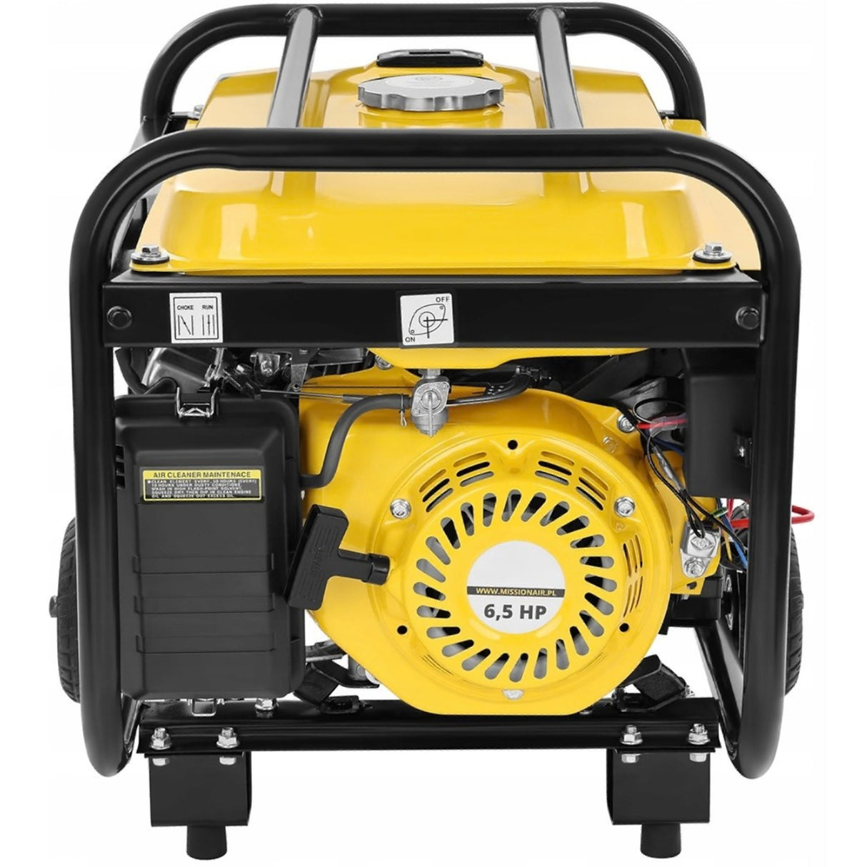 Agregat Generator Prądu Trójfazowy Benzyna Przenośny 2200W 230V AVR