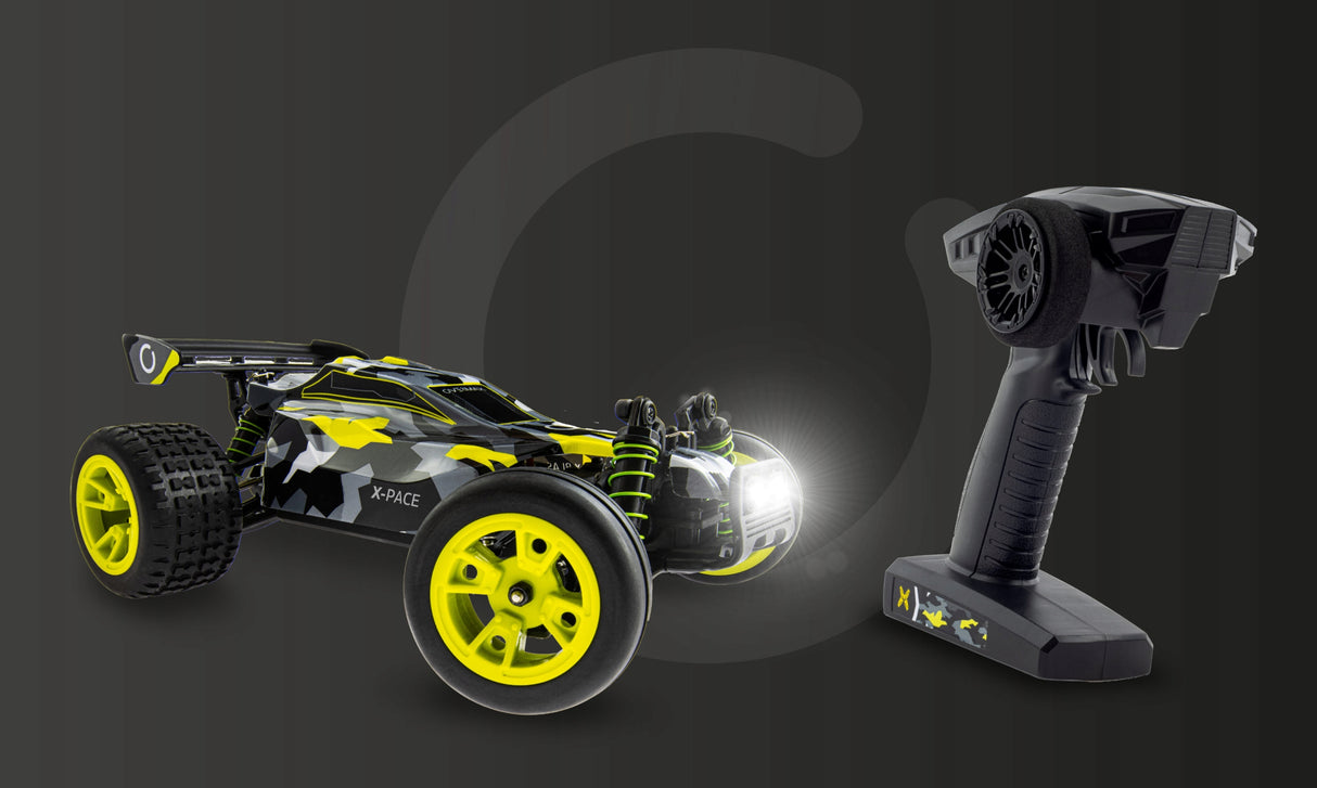 Auto RC Terenowe 4x4 Szybkie LED 2 Baterie 100m Zasięg Skala 1:18 Duży
