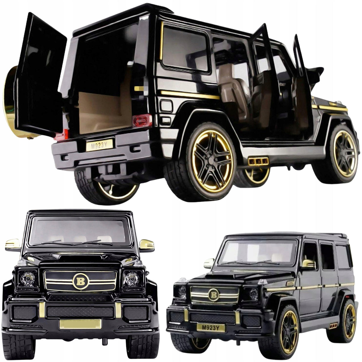 Mercedes G Klasa G651 BRABUS Metalowy Motel Samochód Autko 1:24 dla Dzieci