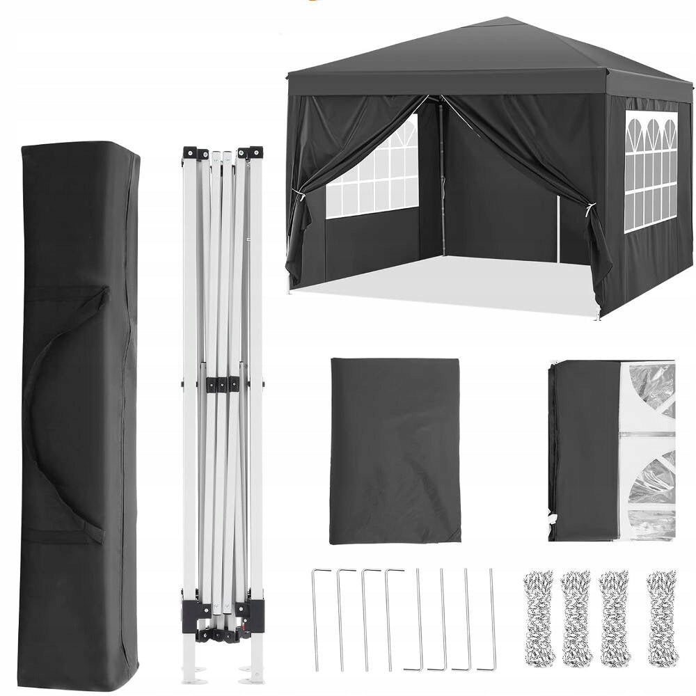 Pawilon Ogrodowy Imprezowy Namiot Handlowy Cateringowy Ekspresowy 3X3M