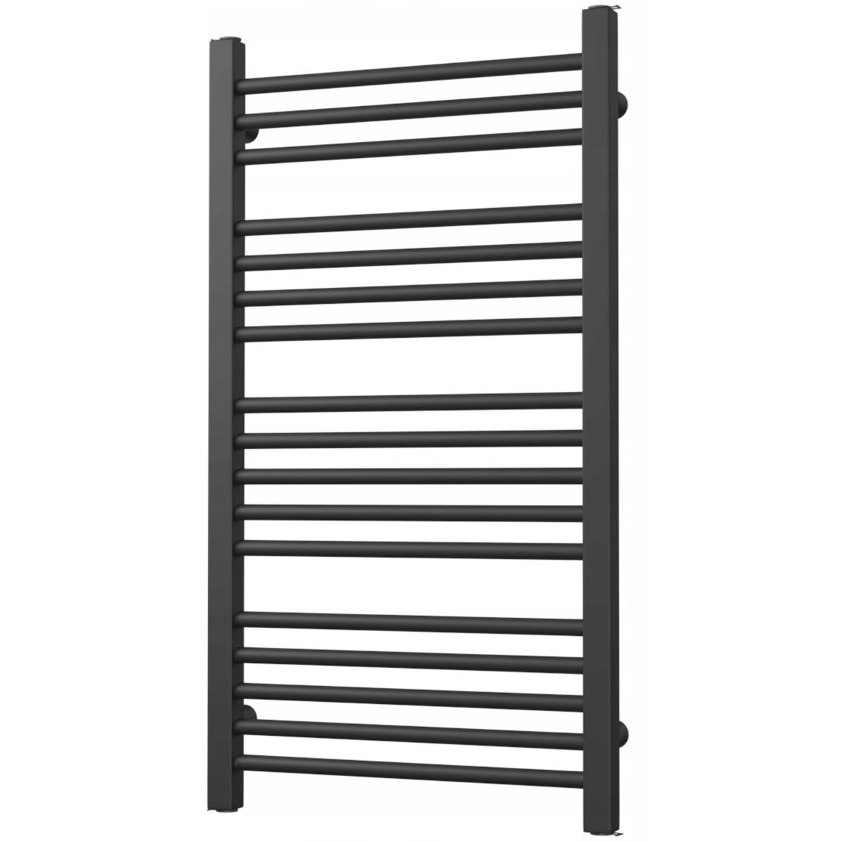 Grzejnik Łazienkowy Dekoracyjny Wodny Czarny Mat 65x112cm 730W Elegancki