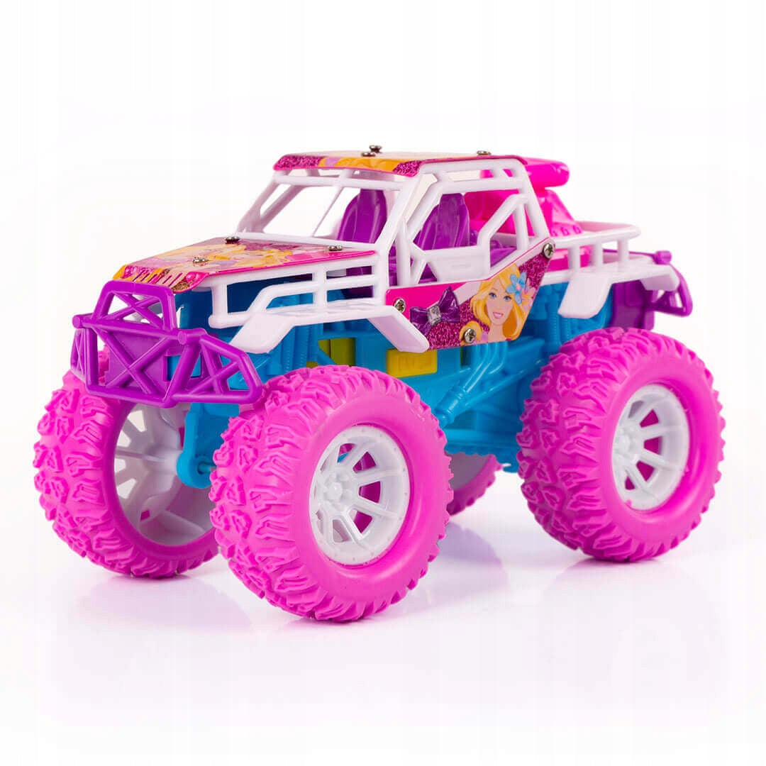 Auto Samochód Terenówka Offroad Światło Dźwięki 4x4 Różowy dla Dziewczynki