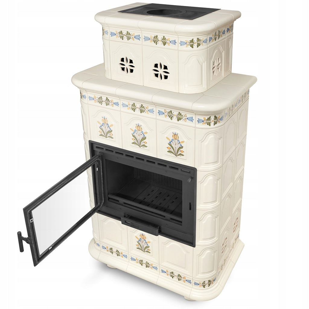 Piecyk Kominek Kaflowy Obudowa Kominkowa 13 kW Ceramiczny Koza