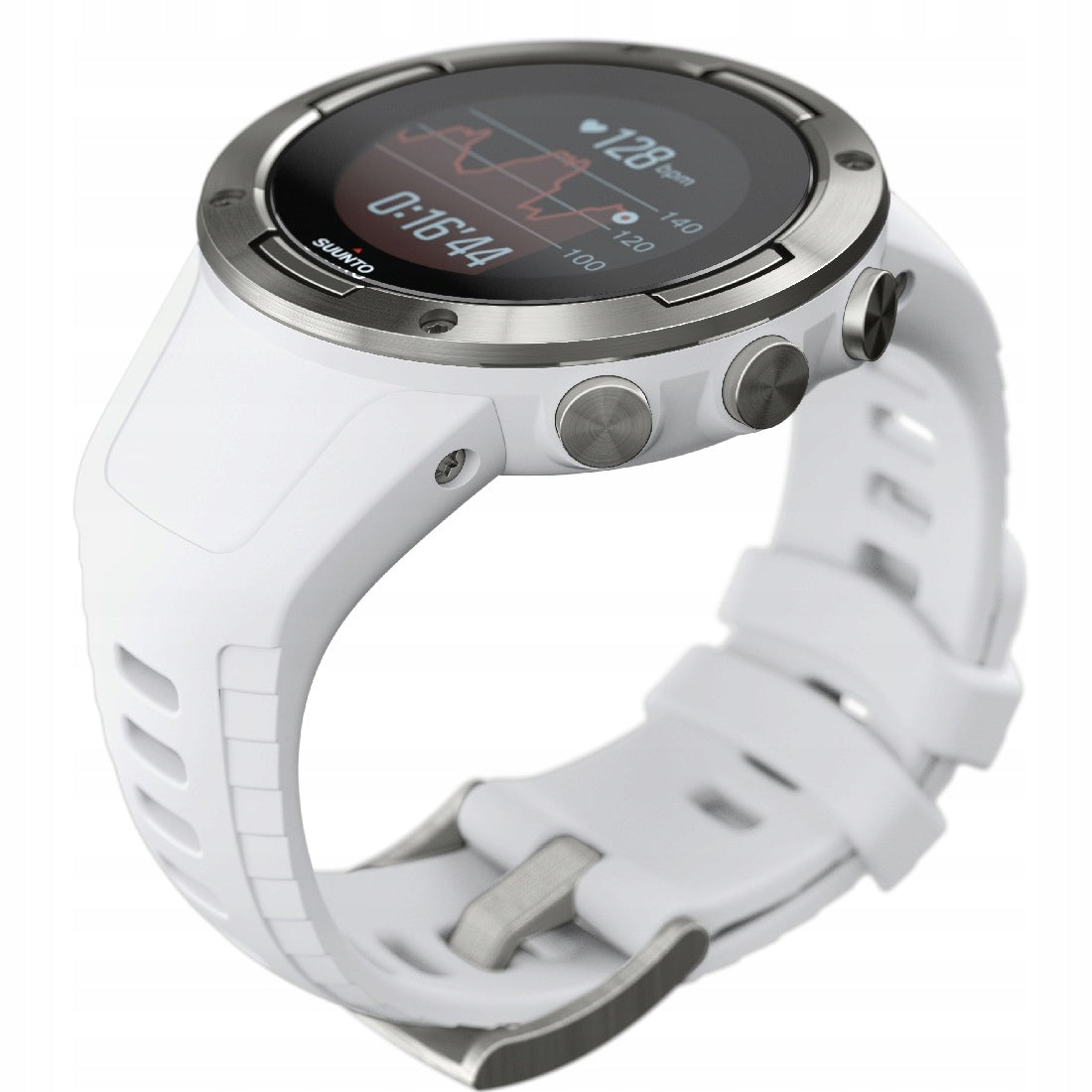 Zegarek Sportowy Suunto 5 Biały Multisportowy Rozmiar Uniwersalny Okrągły