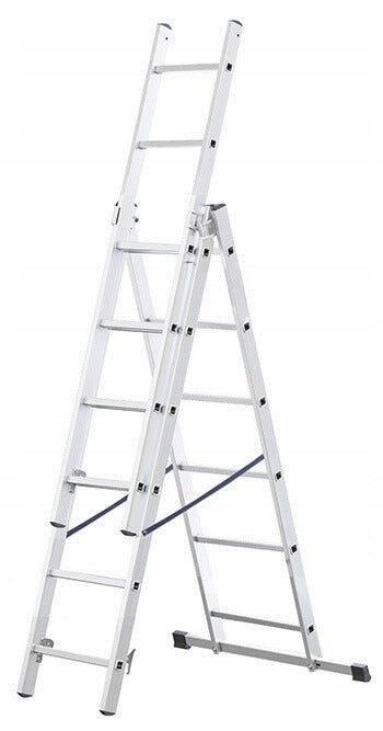 Drabina aluminiowa wielofunkcyjna 3x9 stopni produkt POLSKI + GRATIS POVES