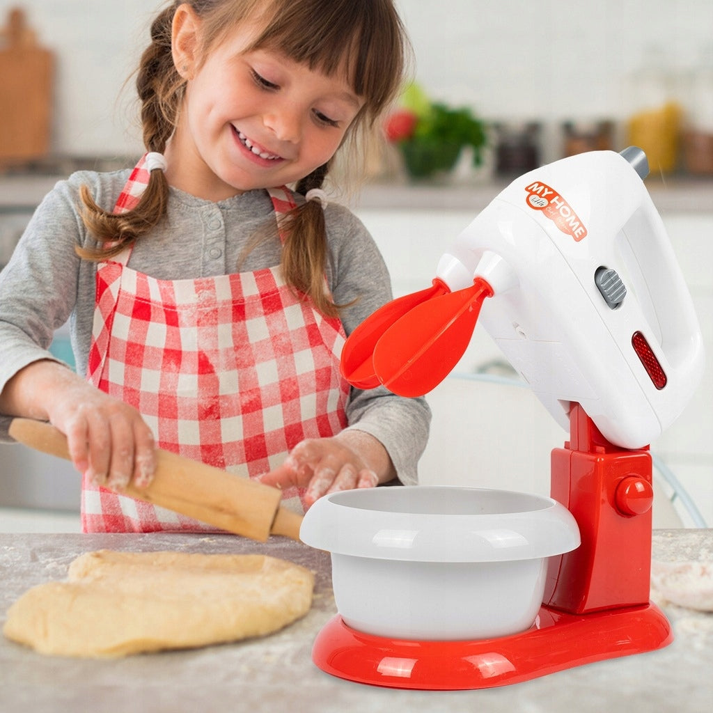 Robot Kuchenny na Baterie Mikser AGD Zabawka do Pieczenia Ciasta dla Dzieci