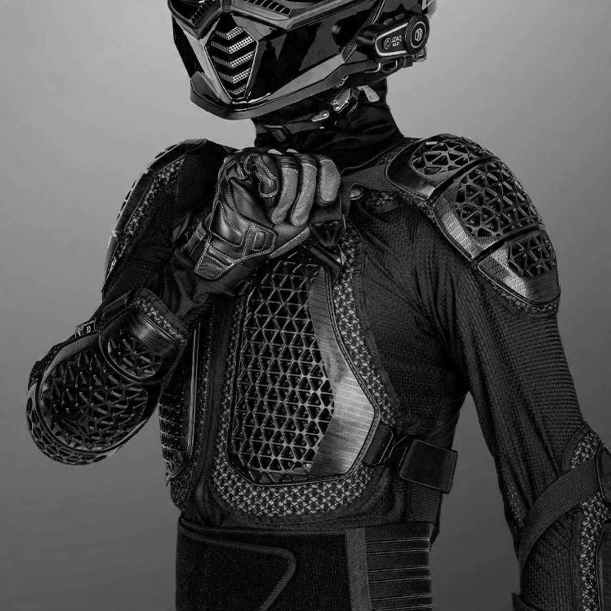 Zestaw Kurtka Motocyklowa Biała + Spodnie Motocyklowe Odzież Ochronna 3XL