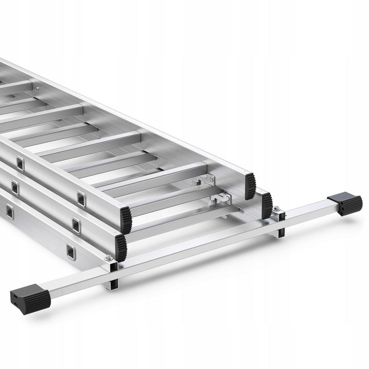 Drabina Aluminiowa produkt POLSKI + GRATIS Wielofunkcyjna 3x8 stopni