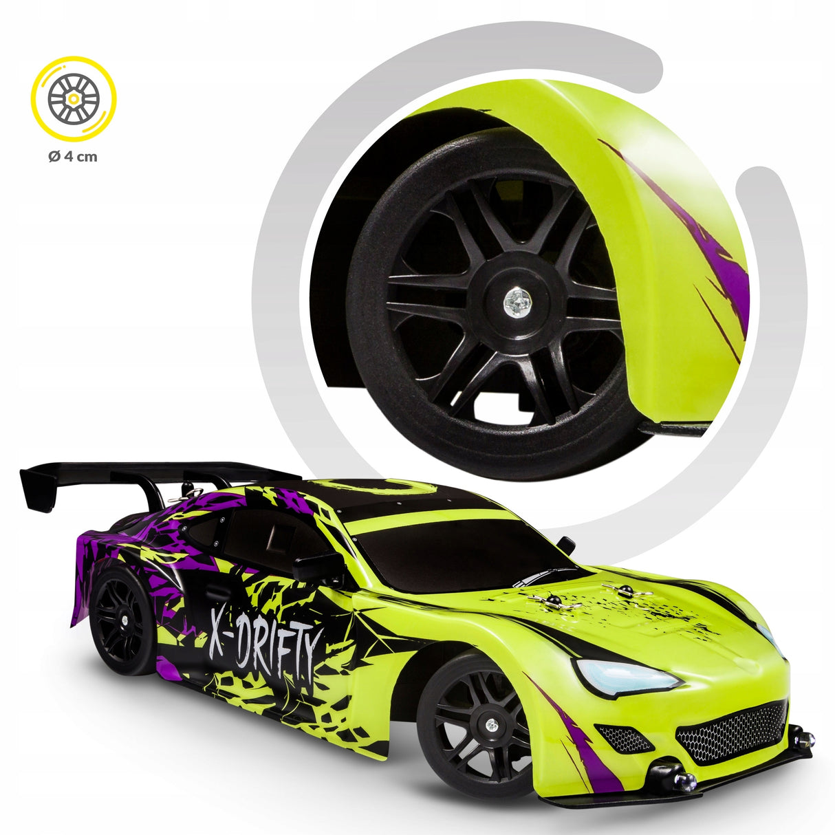 Zdalnie Sterowany Samochód RC 1:16 Drift 20 km/h Pilot Dynamiczny Płynny