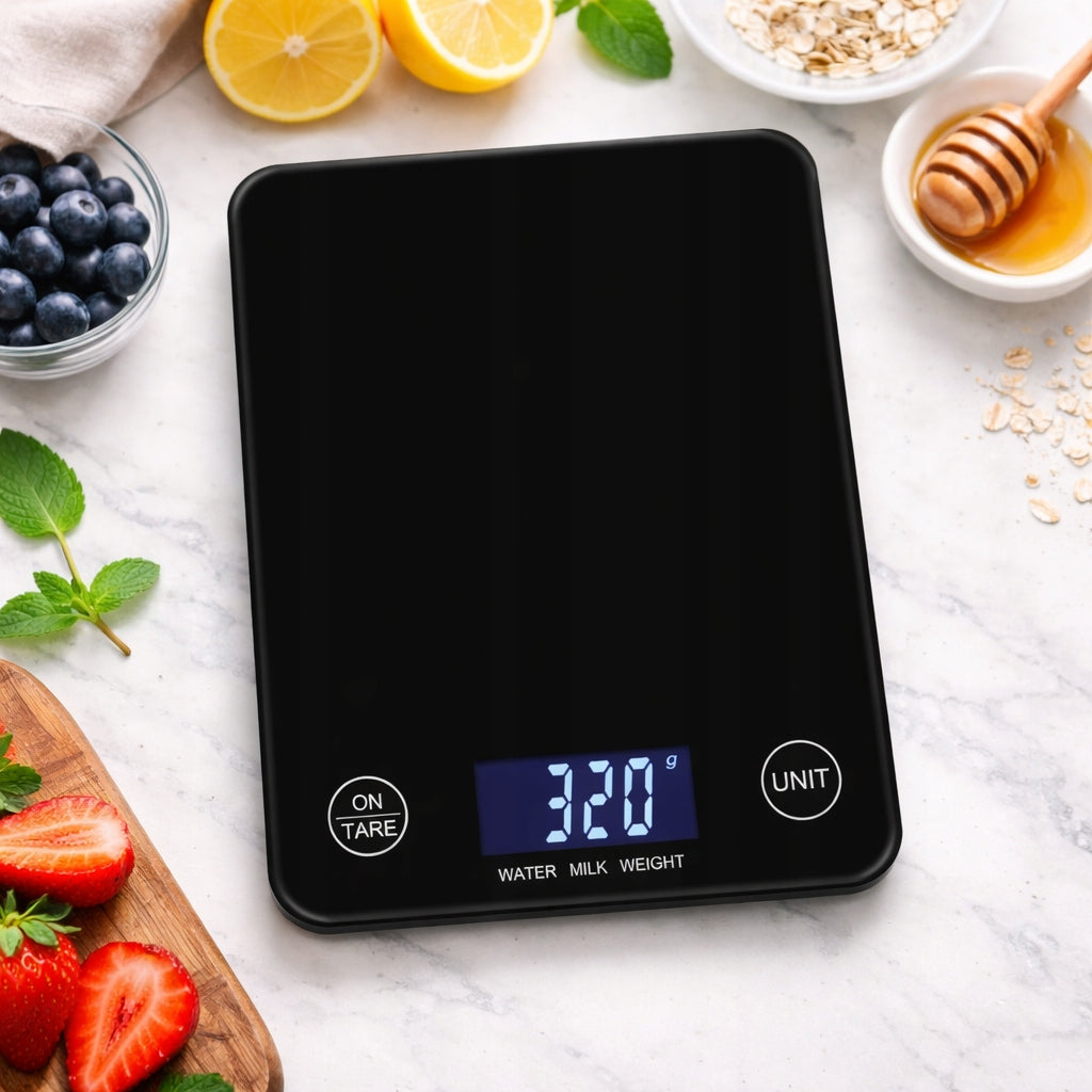 Waga kuchenna LCD 1g-5000g Precyzyjna z Automatyczną Kalibracją Kuchnia