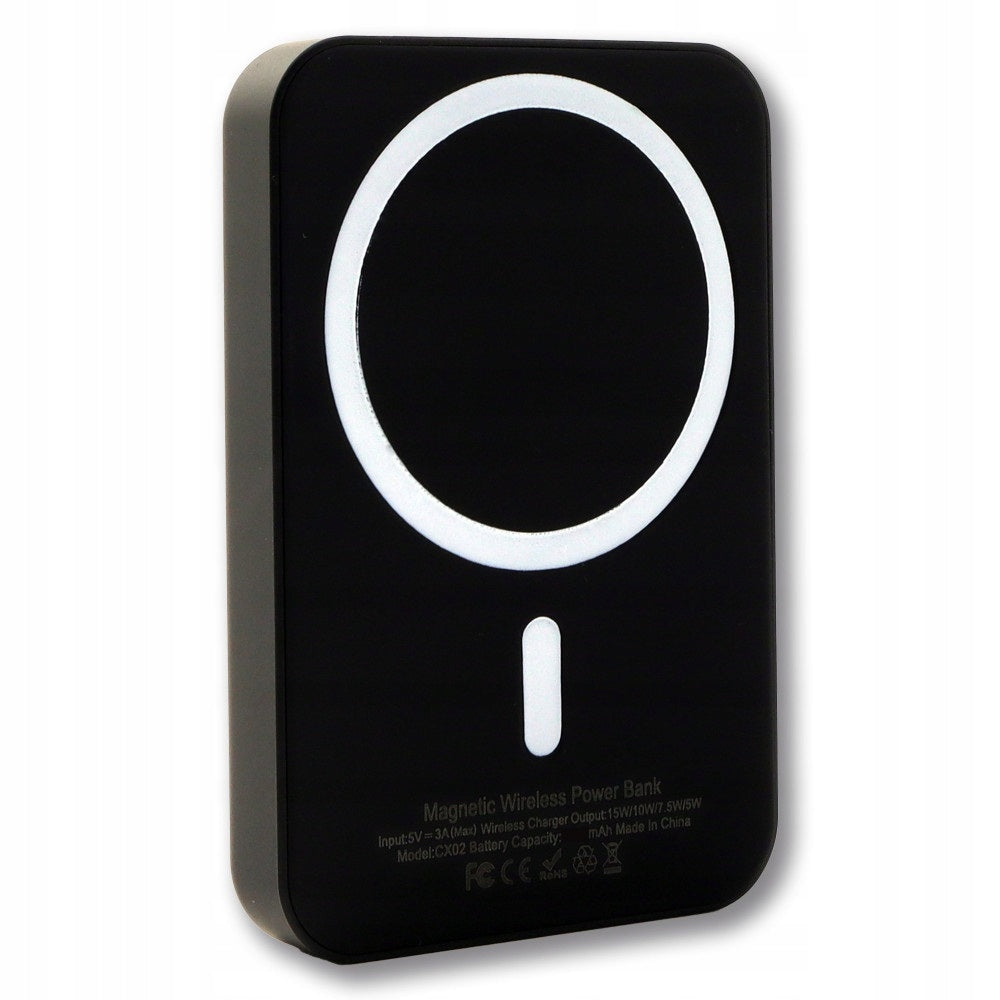 Powerbank Bezprzewodowy MAGSAFE Do IPHONE 11 12 13 14 15 Kompaktowy10000MAH