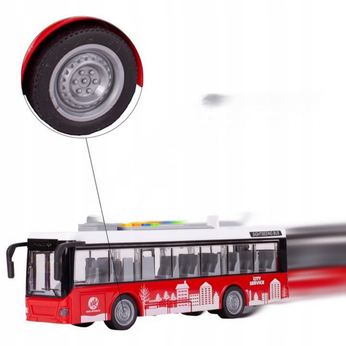 TROLEJBUS AUTOBUS ŚWIATŁA DŹWIĘKI OTWIERANIE DRZWI