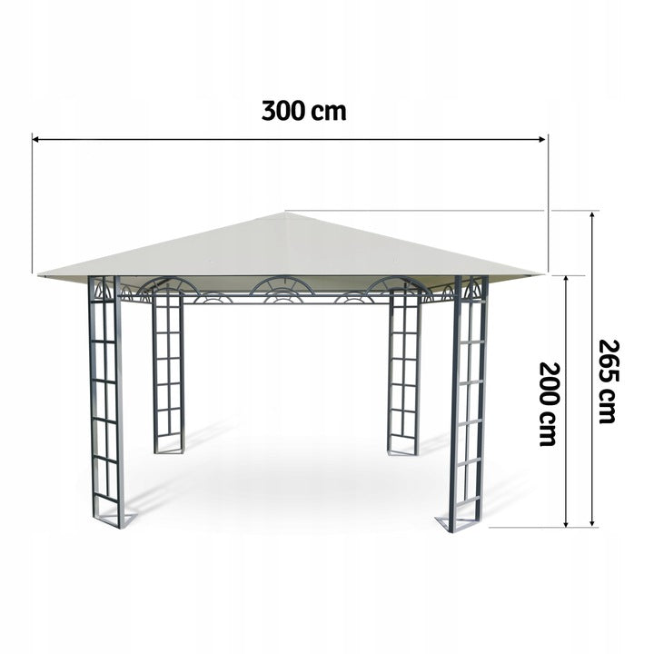 PAWILON NAMIOT OGRODOWY HANDLOWY IMPREZOWY 3x3x2,65m