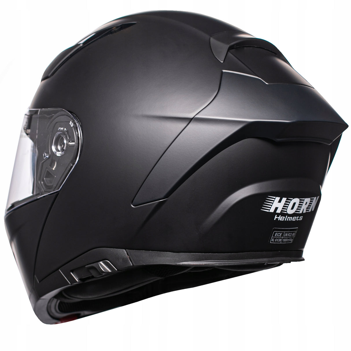 Kask Szczękowy Motocyklowy pod Interkom Blenda Czarny Met Rozmiar XS