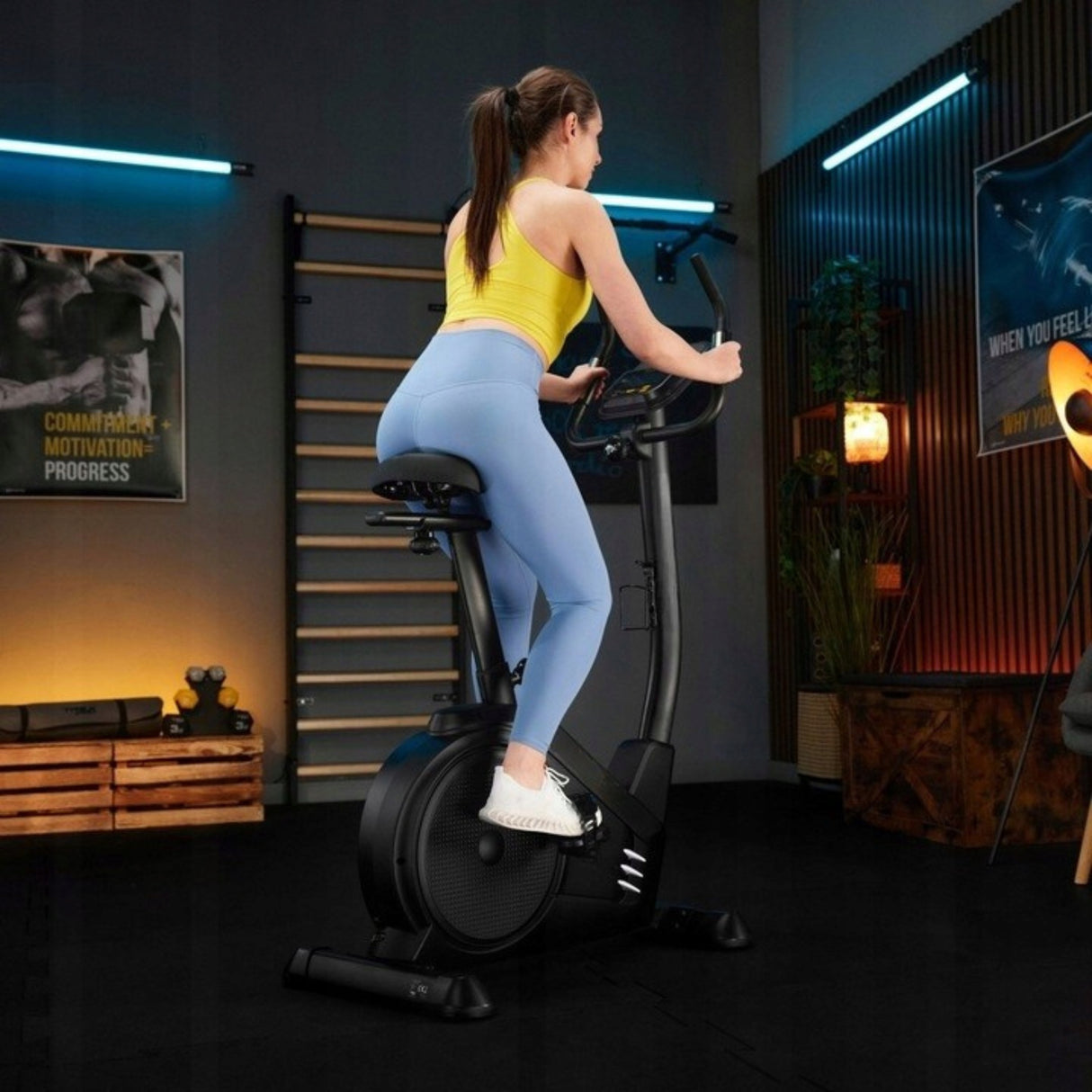 Rower Stacjonarny Treningowy Domowy Rowerek do Ćwiczeń Elektromagnetyczny