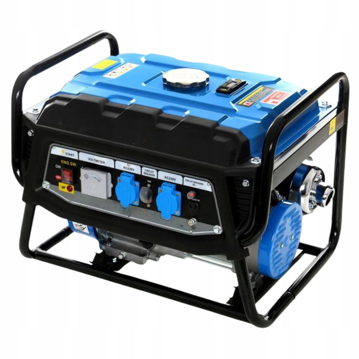 Agregat Benzynowy 3500W Generator Prądu Mobilny Ręczny Start + Gratis