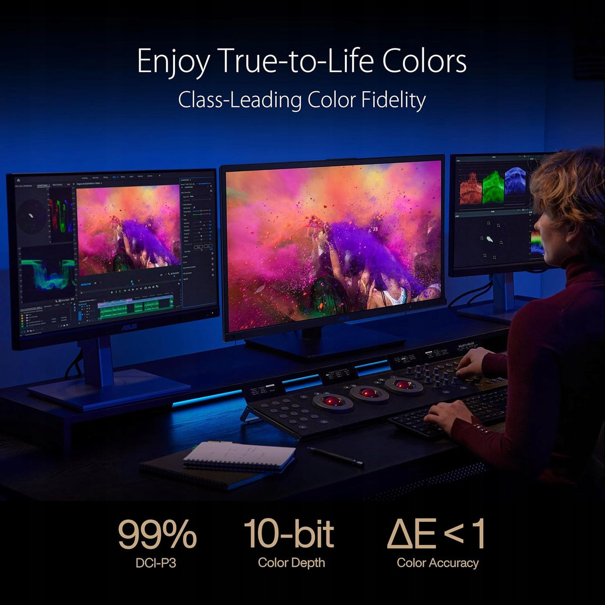 Monitor ASUS PA27DCE-K 26,9 ProArt Display OLED 3xHDMI DP 2xUSB-C Głośniki