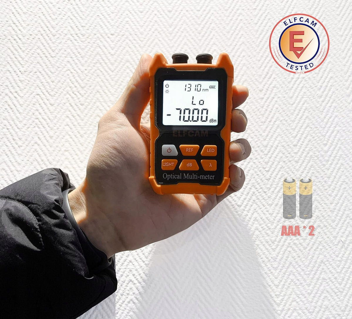 Multimetr Optyczny Przenośny Miernik Mocy + VFL 2mW ELFCAM E-200 Adapter