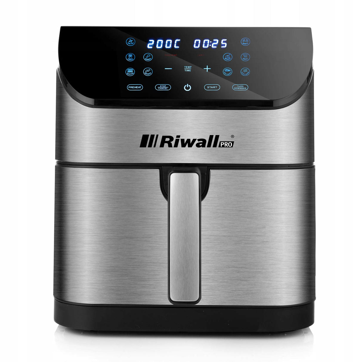 Frytkownica Beztłuszczowa 10 Programów Frytownica 1800W 8L Poj. Riwall