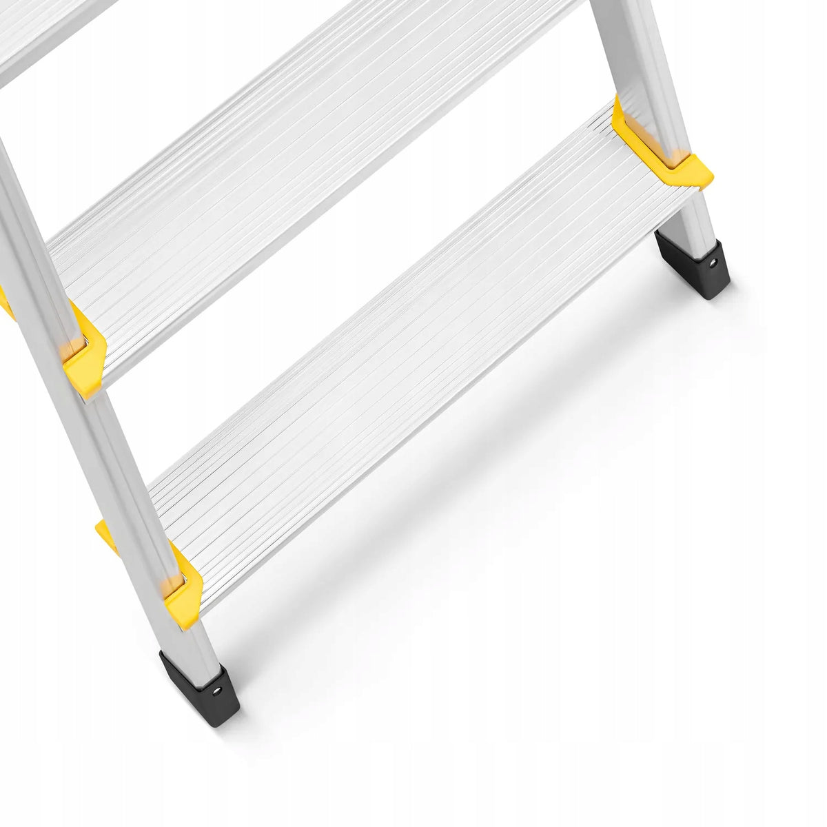 Drabina Aluminiowa Domowa Dwustronna Składana 2x8 Stopni Taboret do 363 cm