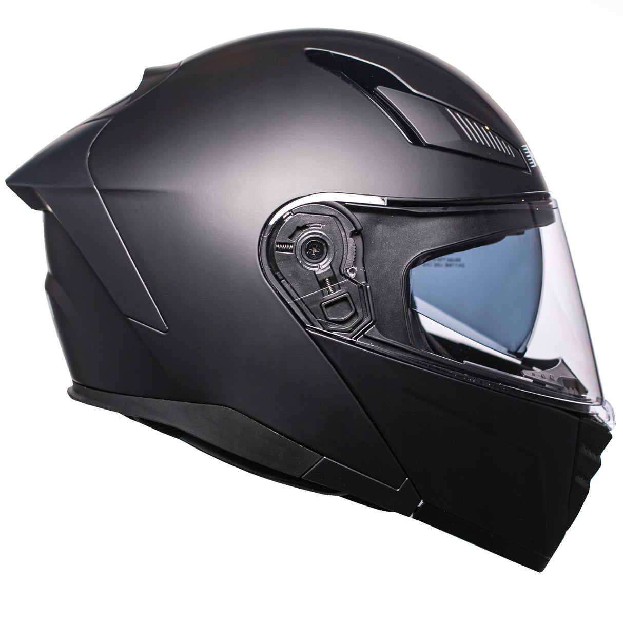 Kask Szczękowy Motocyklowy pod Interkom Blenda Czarny Met Rozmiar XS
