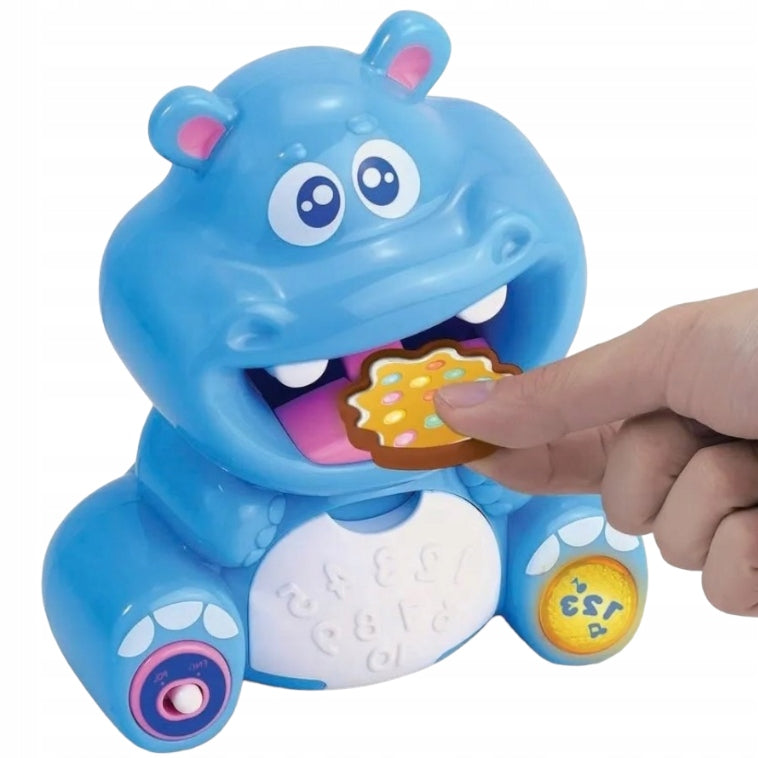 Interaktywna Zabawka dla Niemowlaka Dziecięca 12m + Ciasteczkowy Hipcio