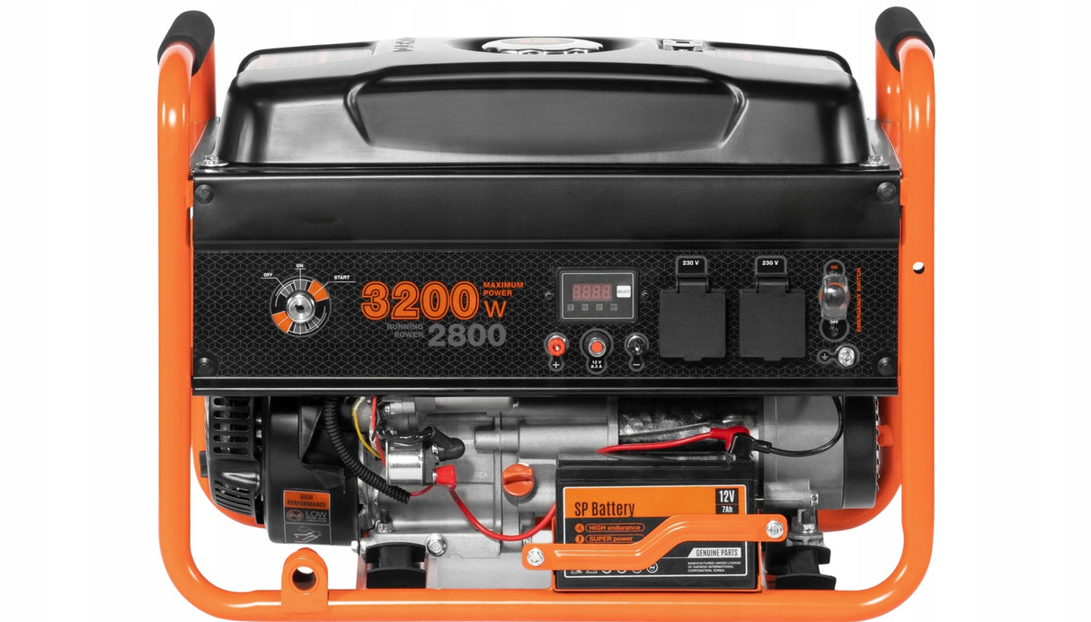 Agregat Prądotwórczy Generator Prądu Benzyna Gaz 3.2kW 230V AVR