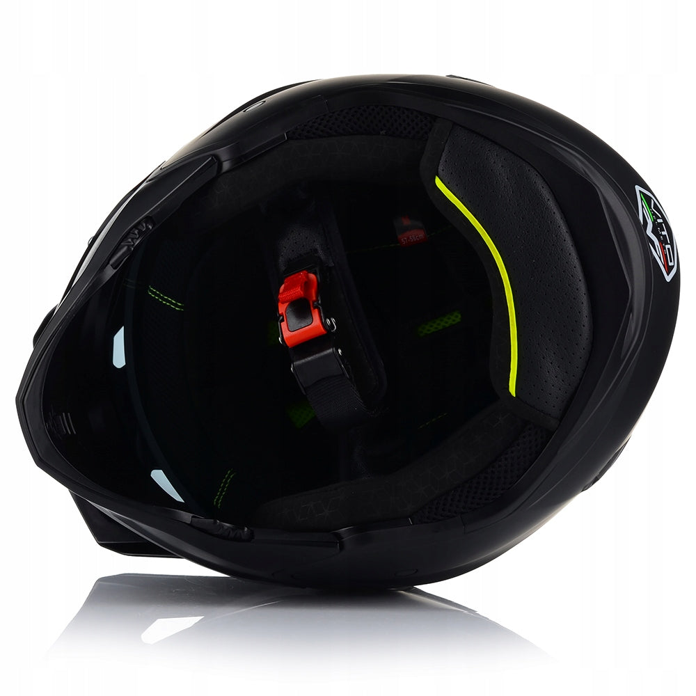 Kask Motocyklowy Predatora Daszek + 2xSzyba Czarny Mat M 4w1 Vito
