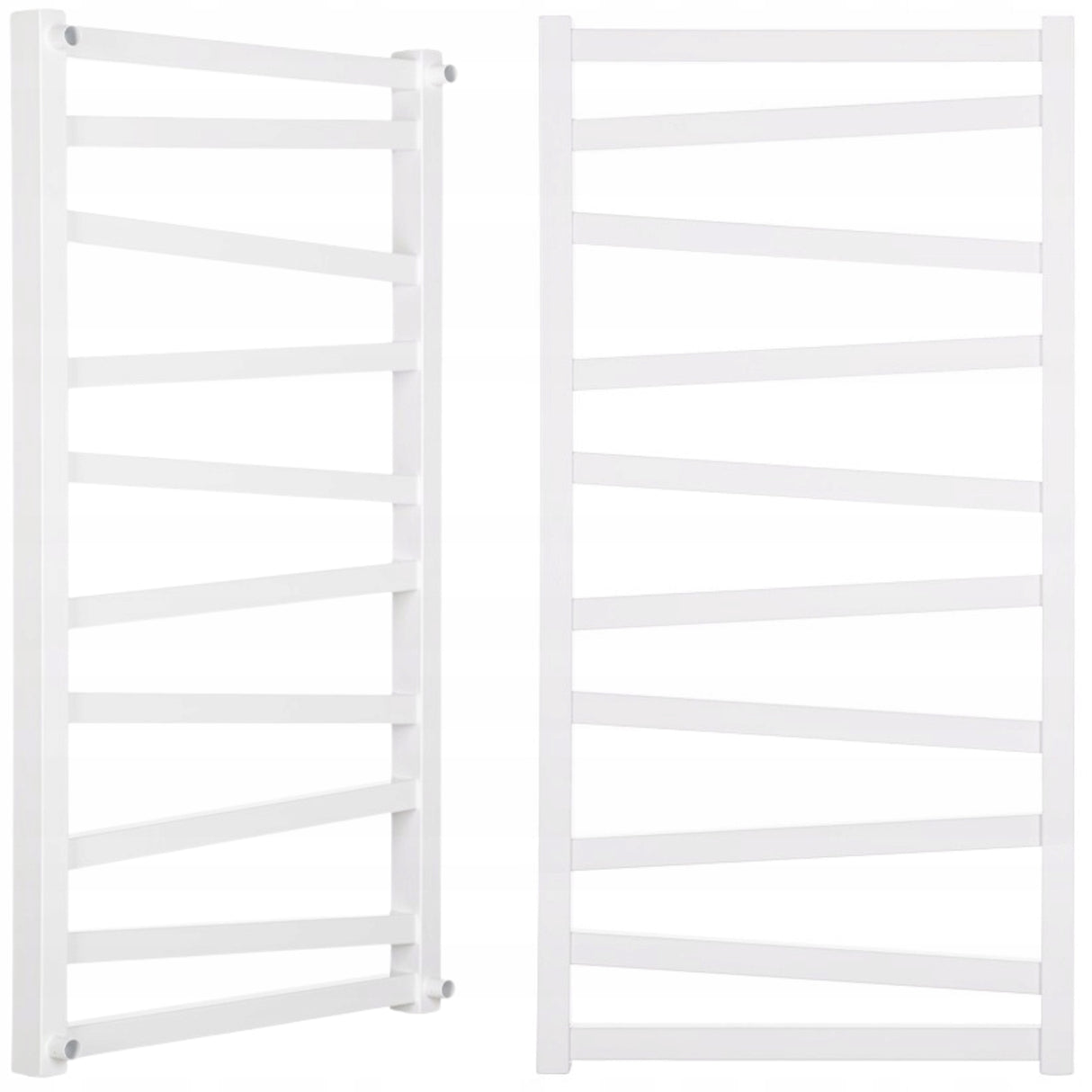 Grzejnik Łazienkowy Drabinka Wodny Dekoracyjny 50x97 cm 402W Biały Połysk
