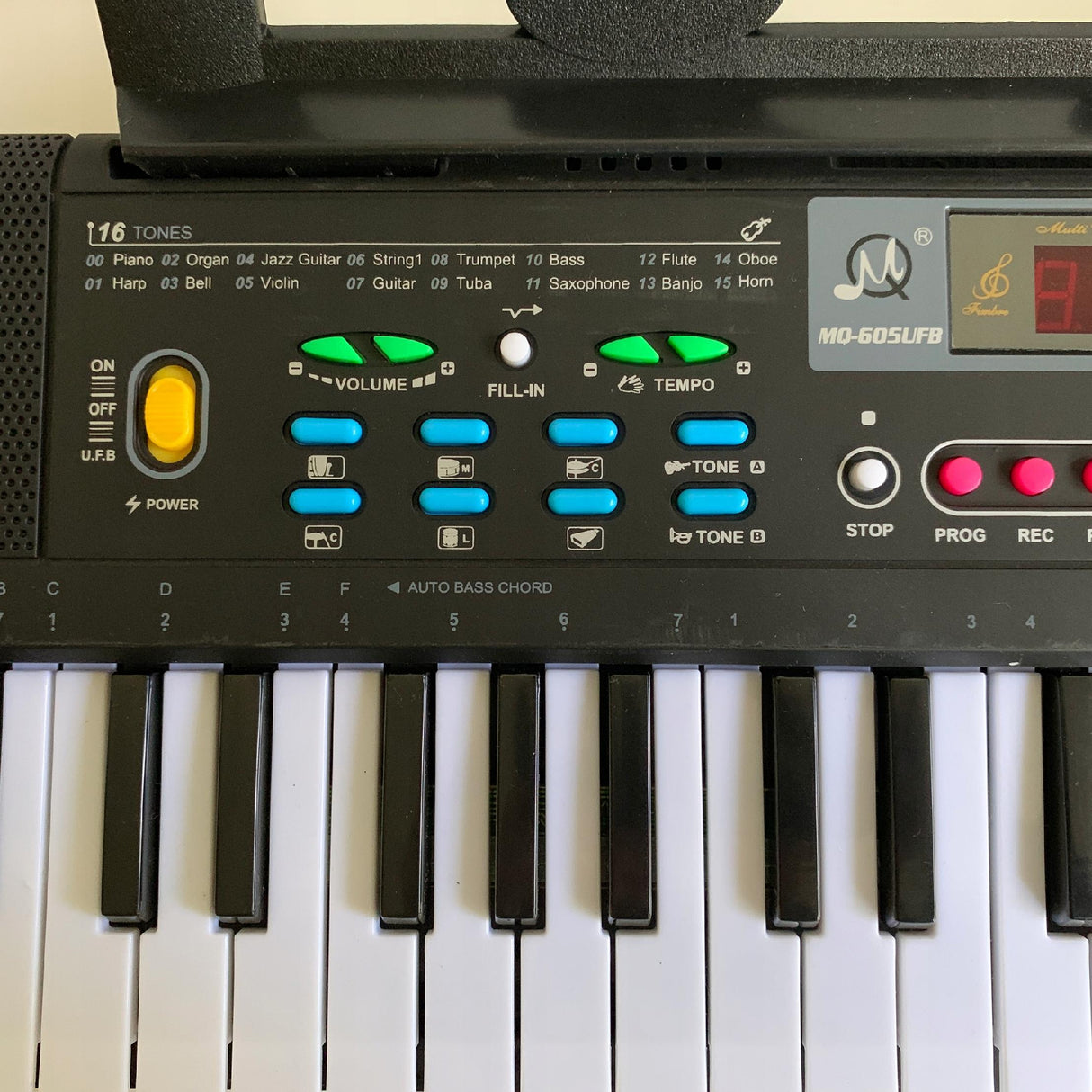 Keyboard Organy dla Dzieci Syntezator Zasilacz na Prezent Mikrofon USB