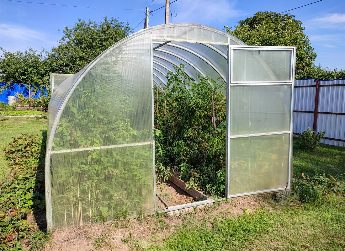 Szklarnia Poliwęglan Prosta Półokrągła 3x6m 4mm 40x20 Tunel Solidny