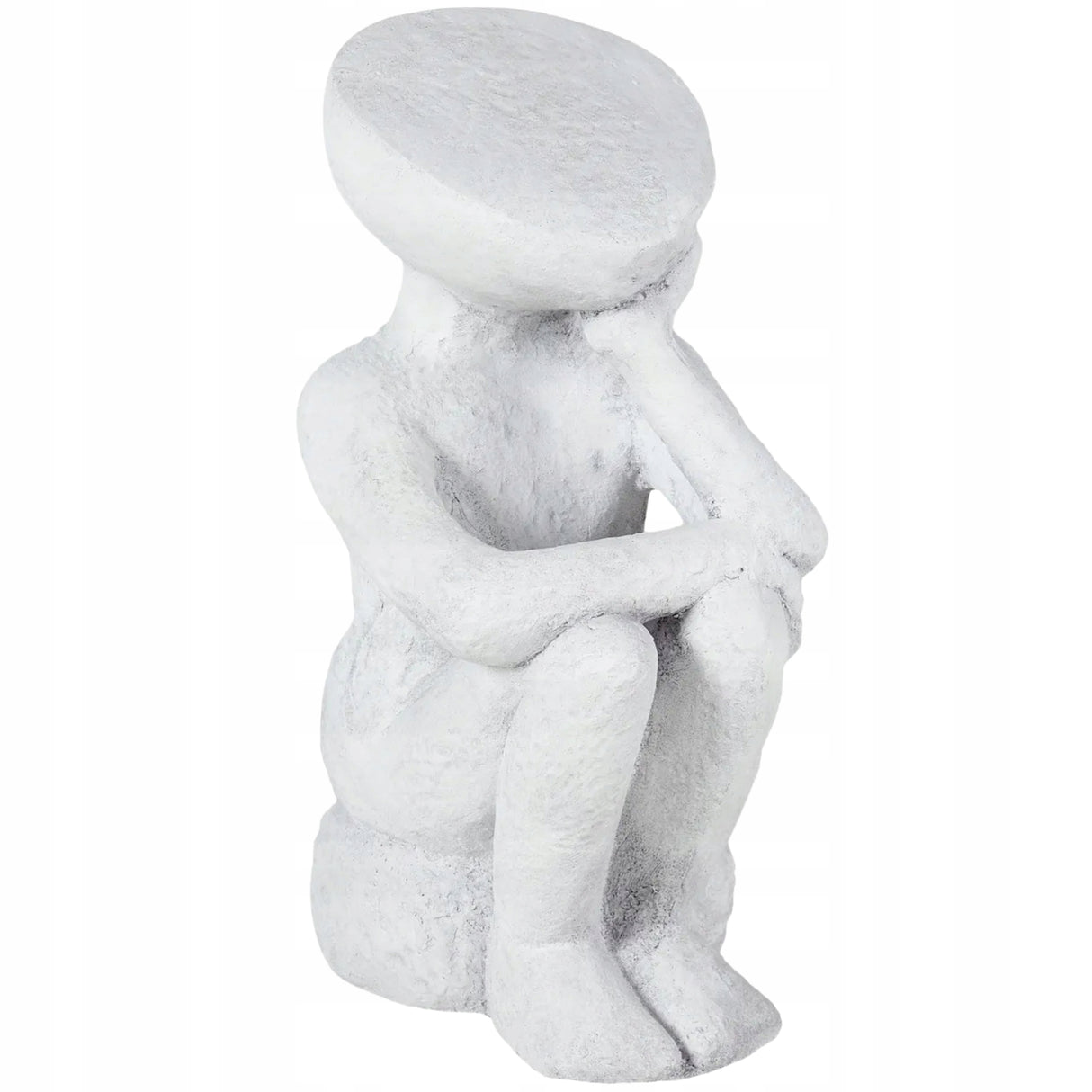 Figurka Ogrodowa Dekoracyjna do Ogrodu Wnętrza Ozdobna Ludzik Szary 5kg