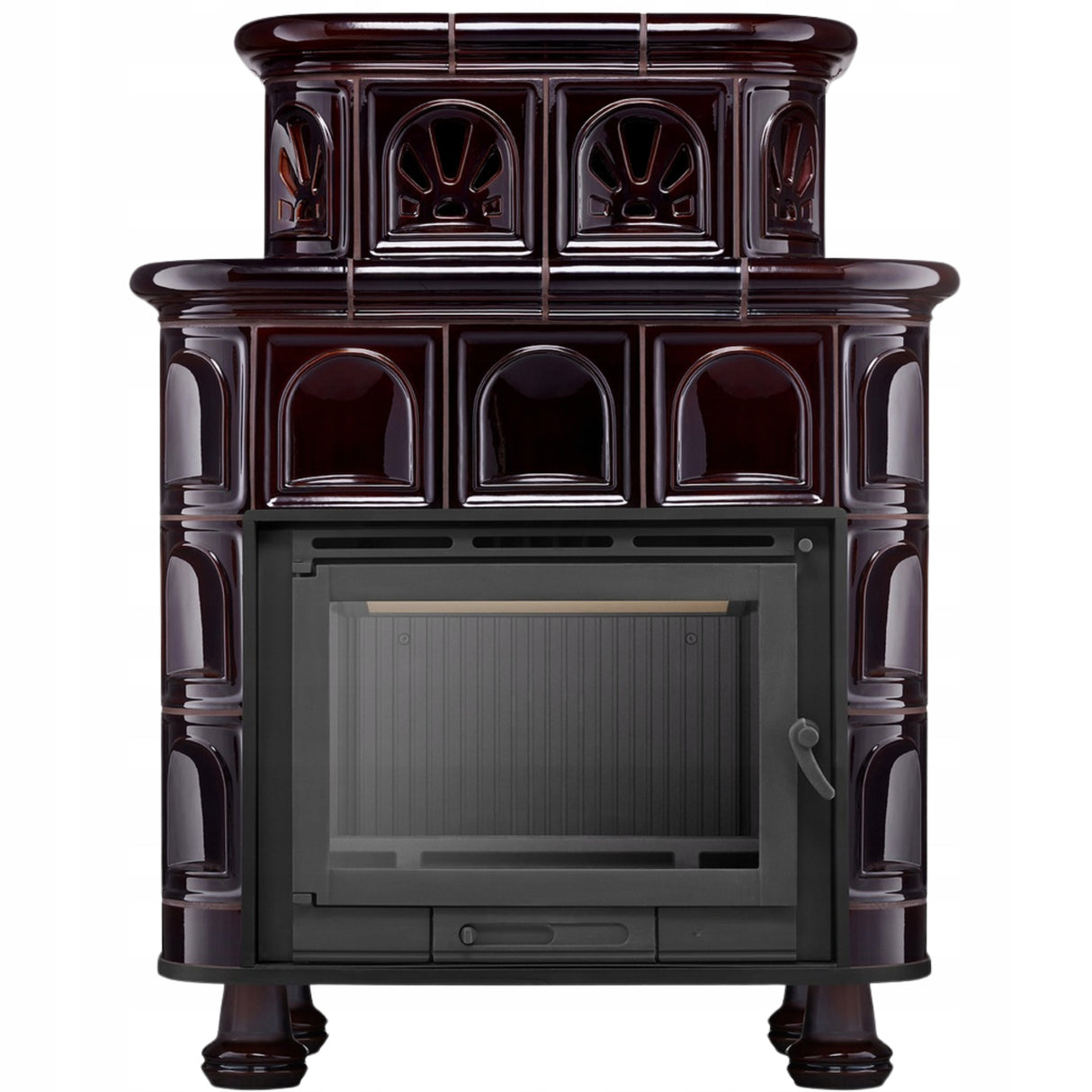 Piec Kominek Kaflowy Koza Obudowa Kominkowa 13 kW Piecyk Ceramiczny