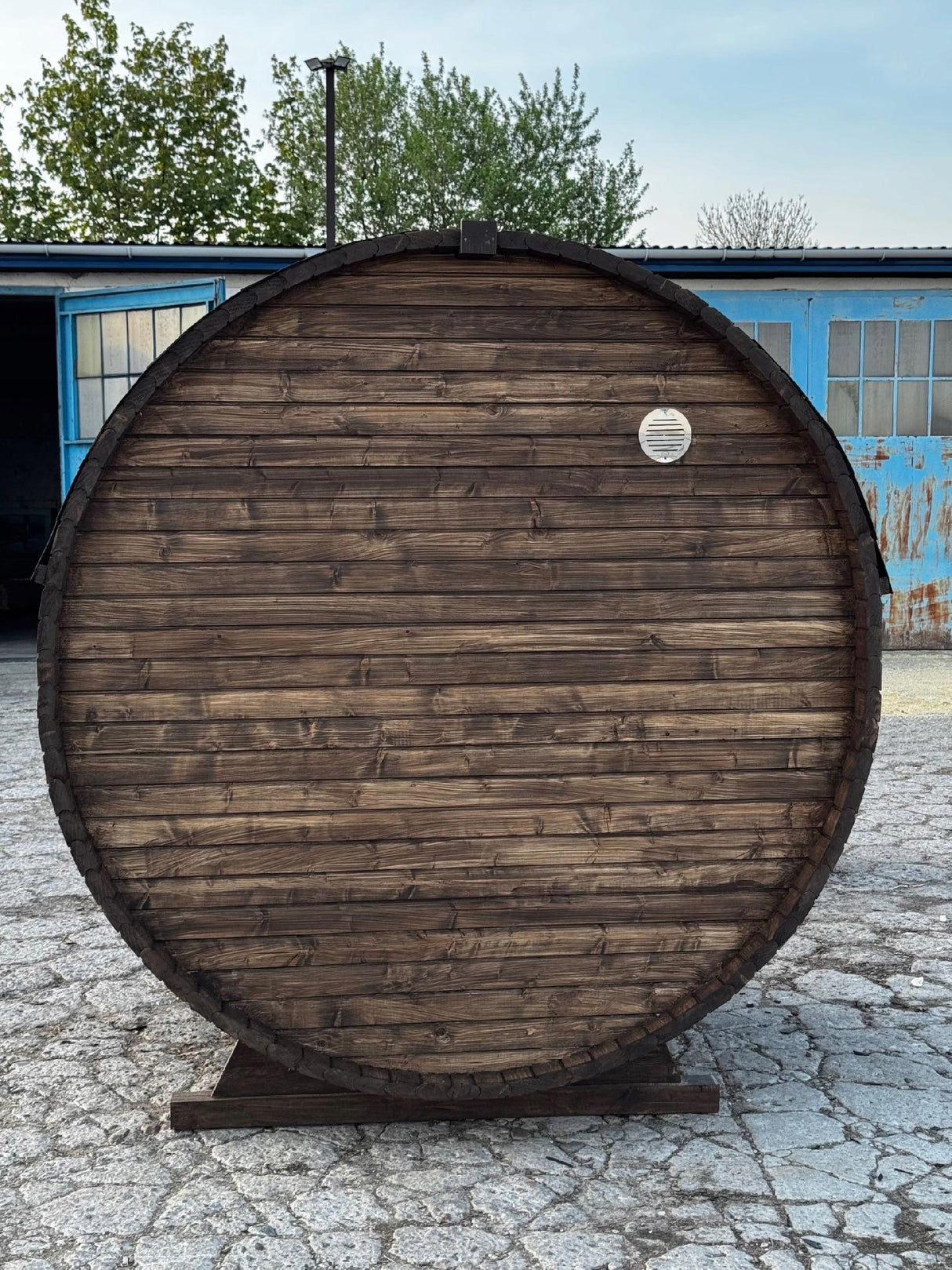 Sauna Ogrodowa do Samodzielnego Montażu Szwedzkie Drewno Beczka 180 cm