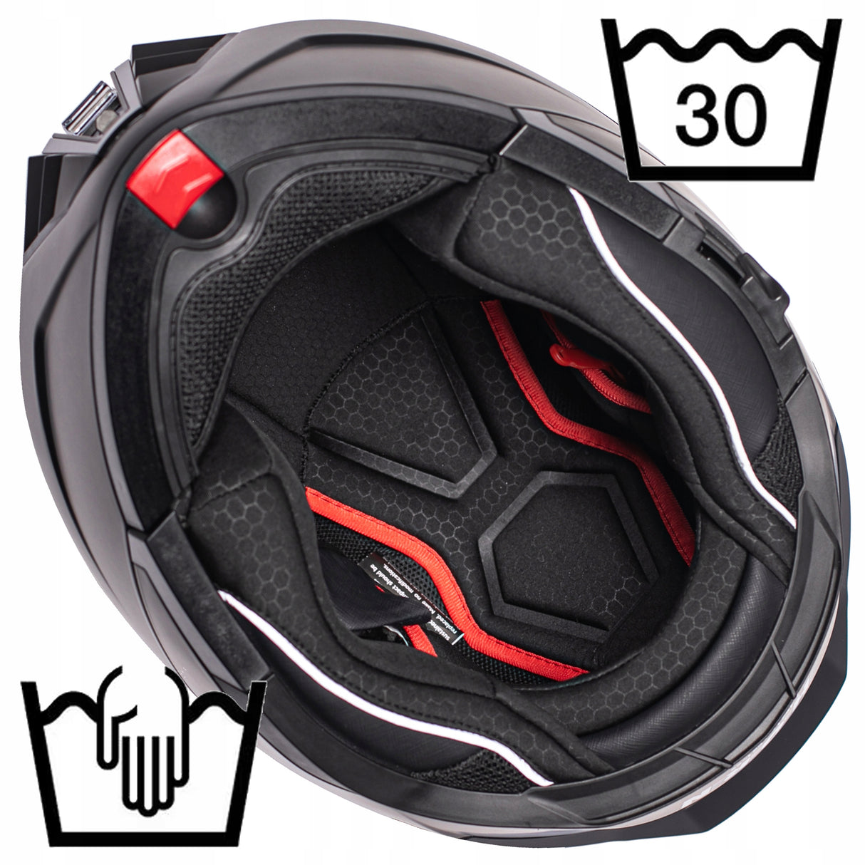 Kask Szczękowy Motocyklowy pod Interkom Blenda Czarny Met Rozmiar XS