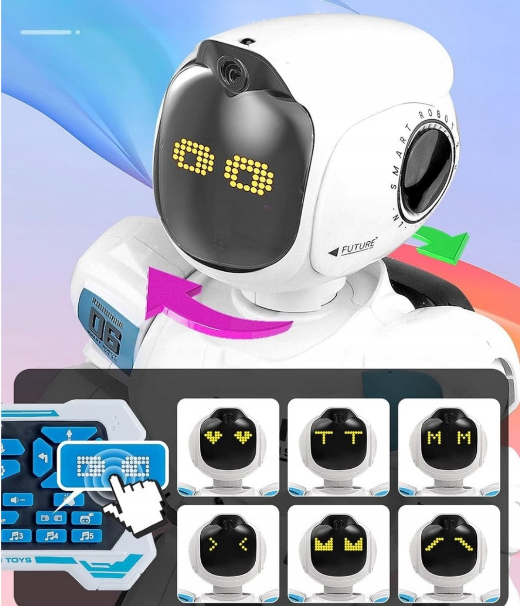 Inteligentny Zdalnie Sterowany Robot na Pilot Gestami z Programowaniem