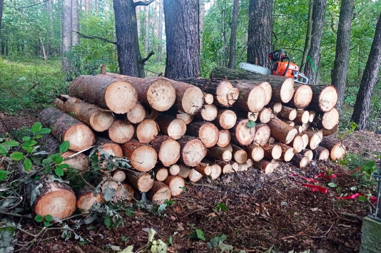 Piła Łańcuchowa Spalinowa Mocna Pilarka XXL 2xŁańcuch Prowadnica Olej 5,7KM