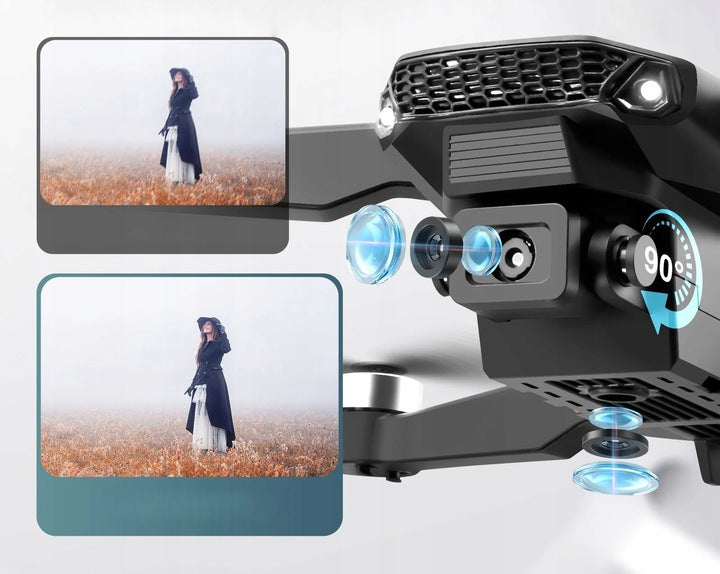 Dron z Kamerą HD Wideo 0,3MP Akumulator 3,7 Walizka dla Dzieci Quadrocopter