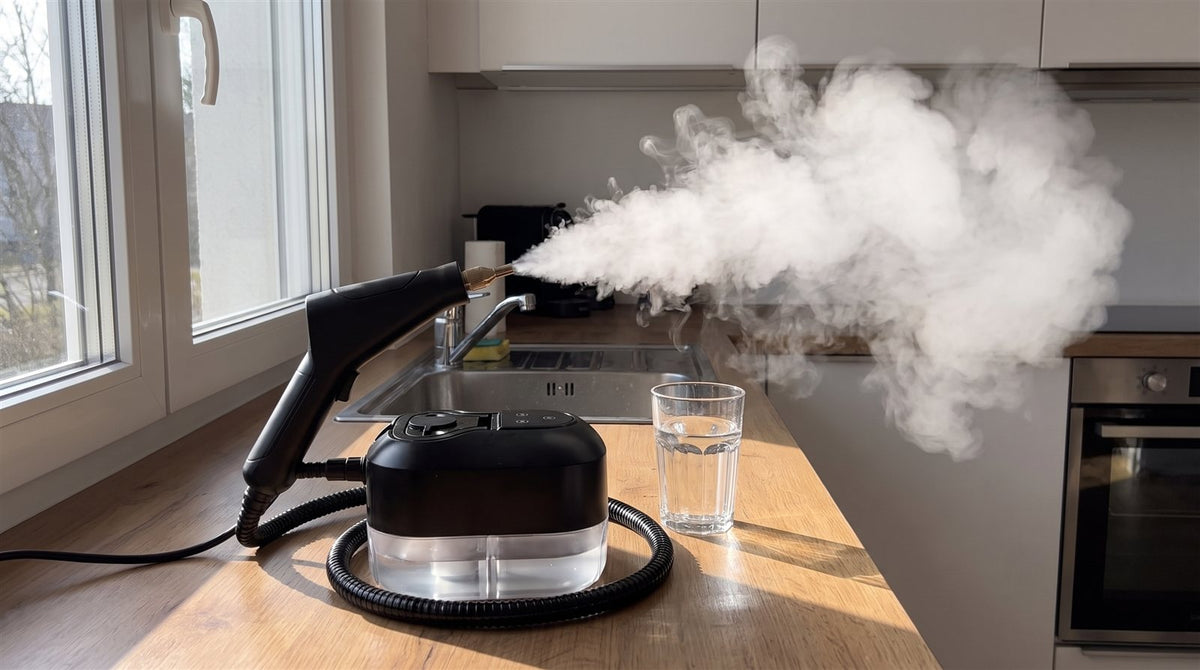 Para 100°C usuwa 99,9% bakterii samą wodą. Bez jednej kropli chemii