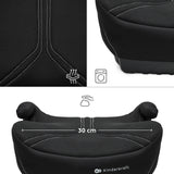 Fotelik Samochodowy Podstawka ISOFIX i-Size 125-150 cm Czarny Dla Dziecka