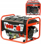 Mocny Agregat Prądotwórczy Generator Prądu Z Komputerem Licznik Godzin