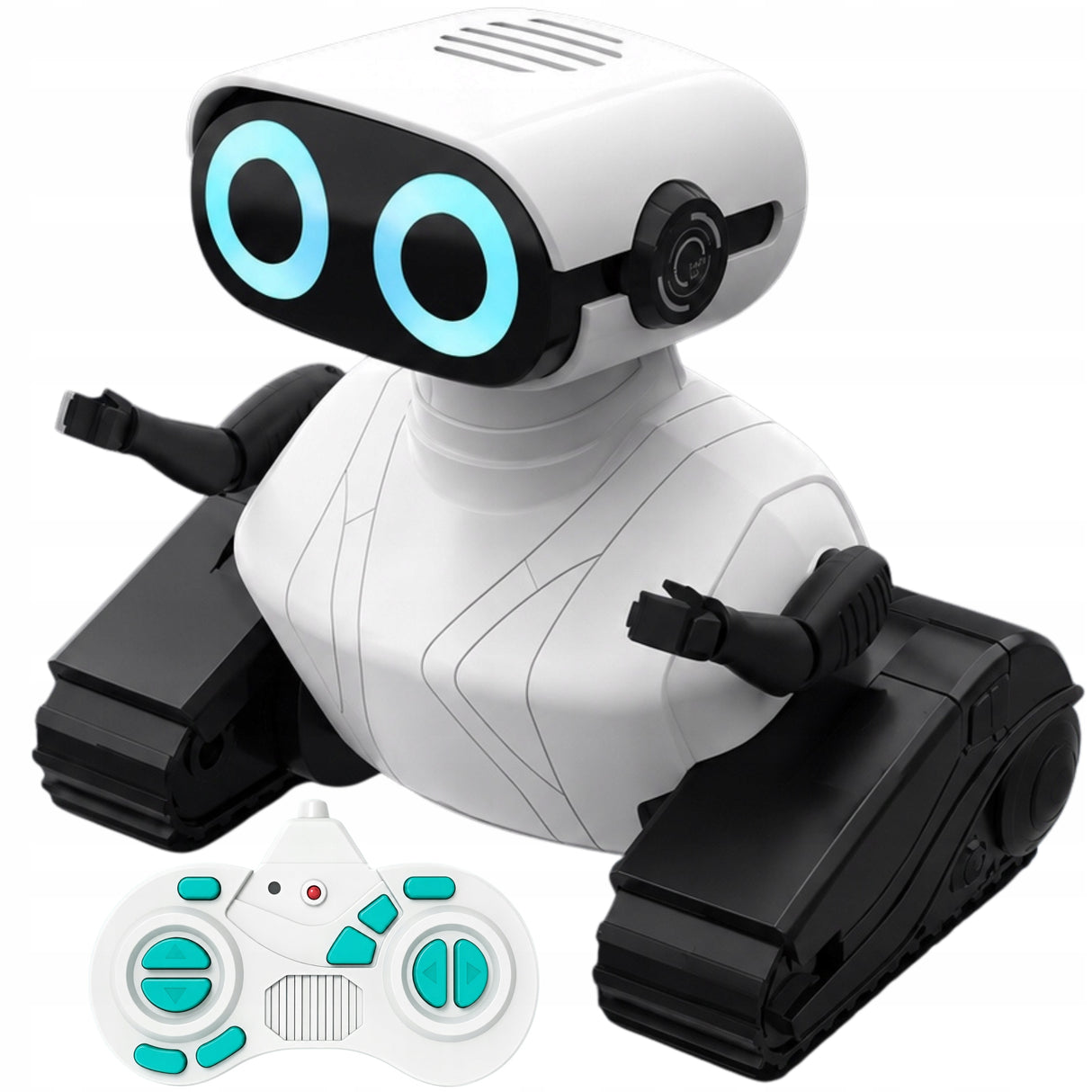 Robot Zdalnie Sterowany Jeżdżący z Dźwiękiem i LED Prezent 6+ Interaktywny