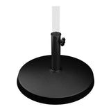 Podstawa Pod Parasol Ogrodowy Śr.45 Cm Czarna Betonowa Uniwersalna Okrągła