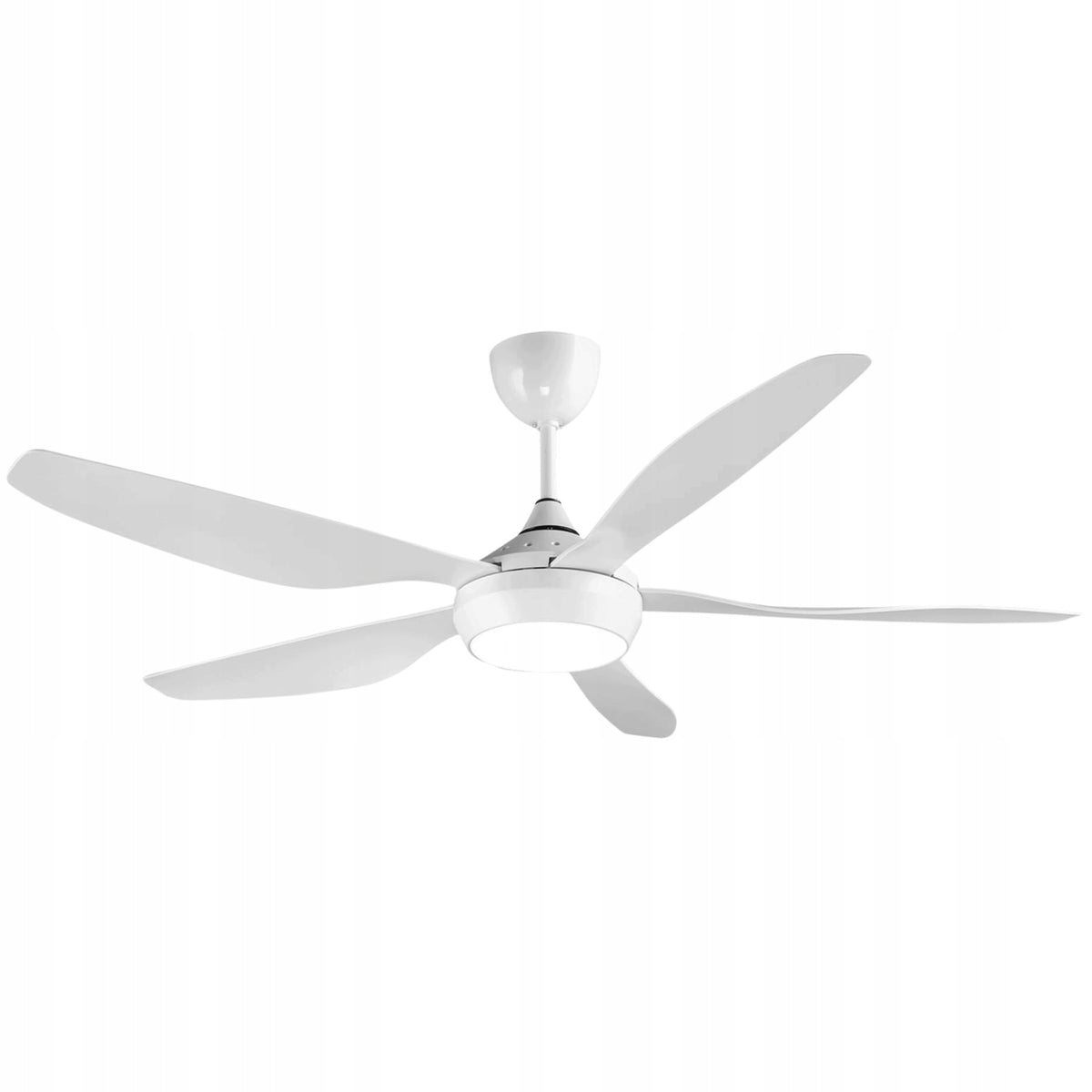 Wentylator Sufitowy Ściemniany LED 5 Łopatek Alexa Biały 137 cm z Pilotem