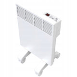 Grzejnik Elektryczny Termostat Programator Ścienny Przenośny Biały 1000W