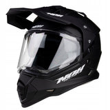 Kask Motocyklowy Cross Kask na Crossa System Pinlock Czarny XL